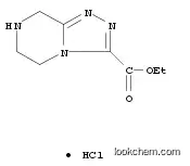 Molecular Structure of 1187830-58-5 (Ethyl 5,6,7,8-tetrahydro-[1,2,4]triazolo[4,3-a]pyrazine-3-carboxylate hydrochloride)